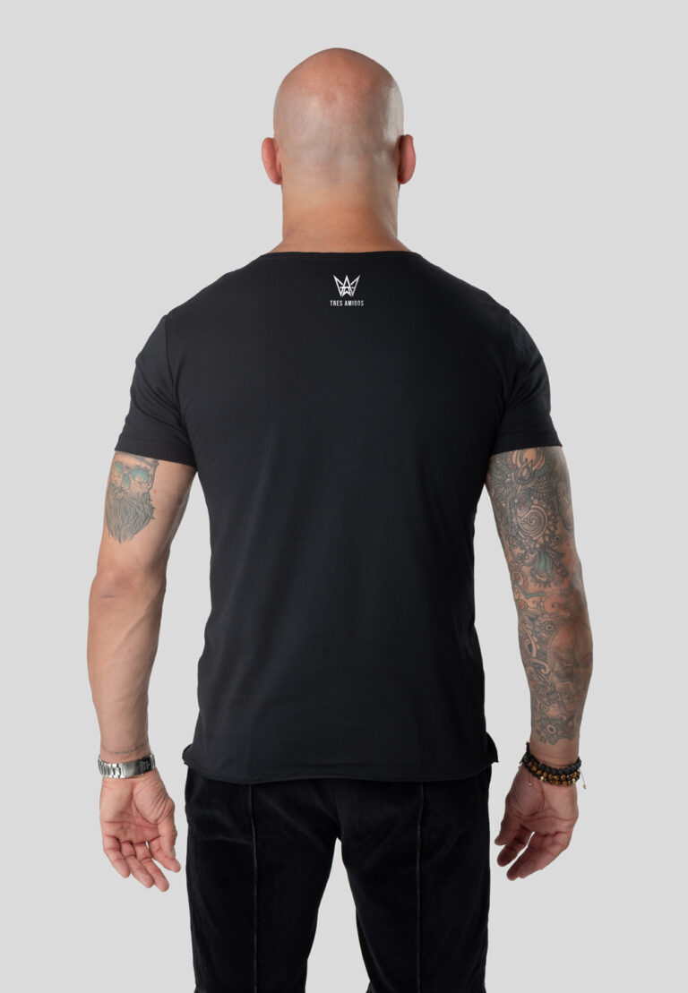 Koszulka Krótka Paco Slim Fit Store – Czarna