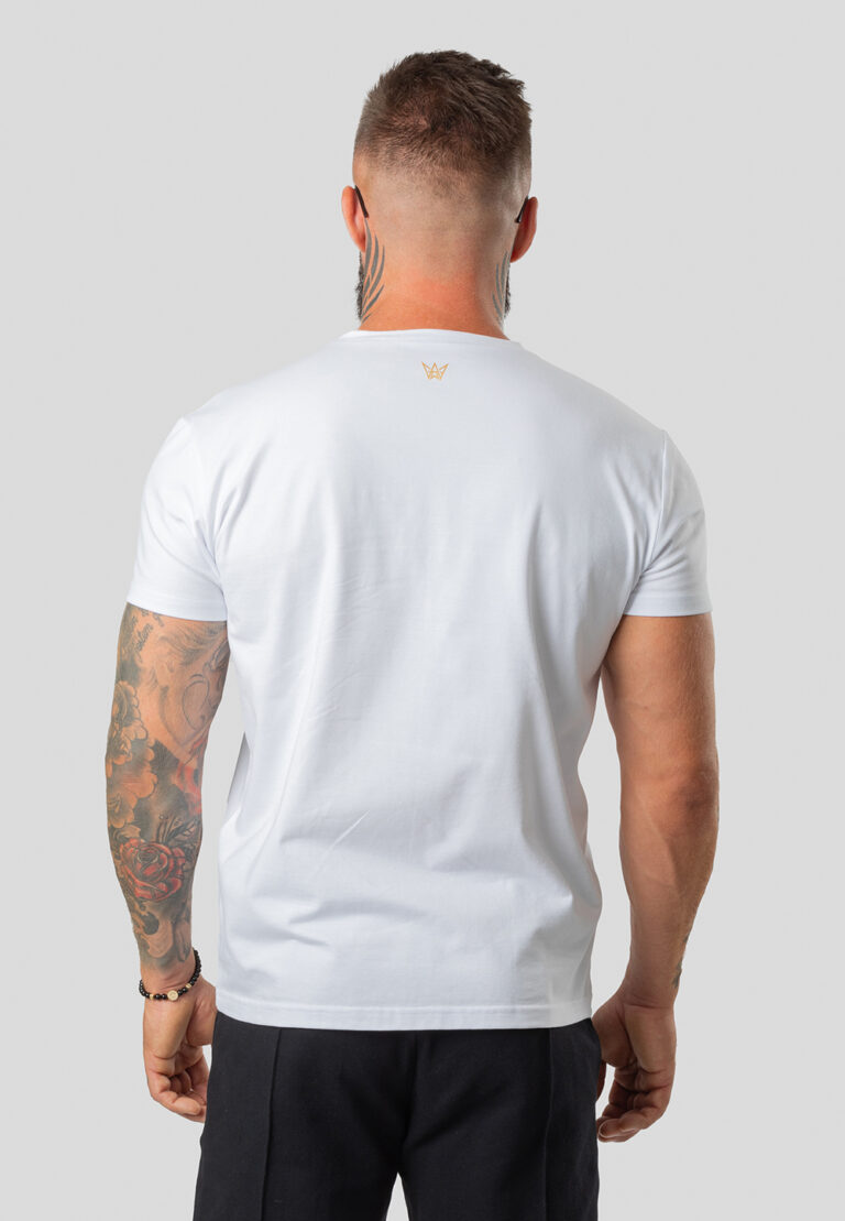 Koszulka Krótka Paco Slim Fit Japan – Biała