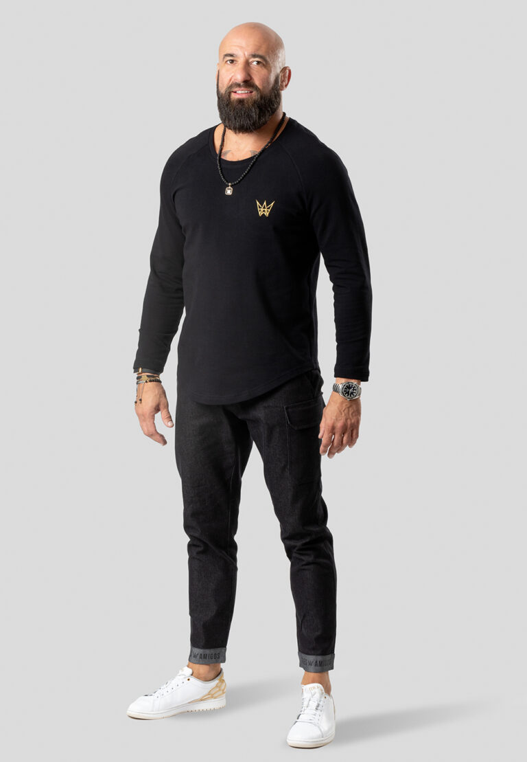 Bluza Longsleeve Raglan Urban Motion – Czarna