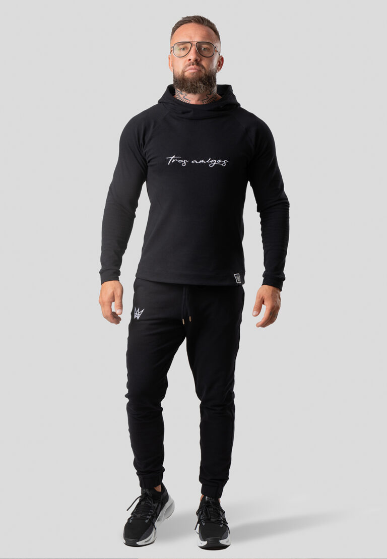 Bluza Z Kapturem Urban Motion Signature – Czarna