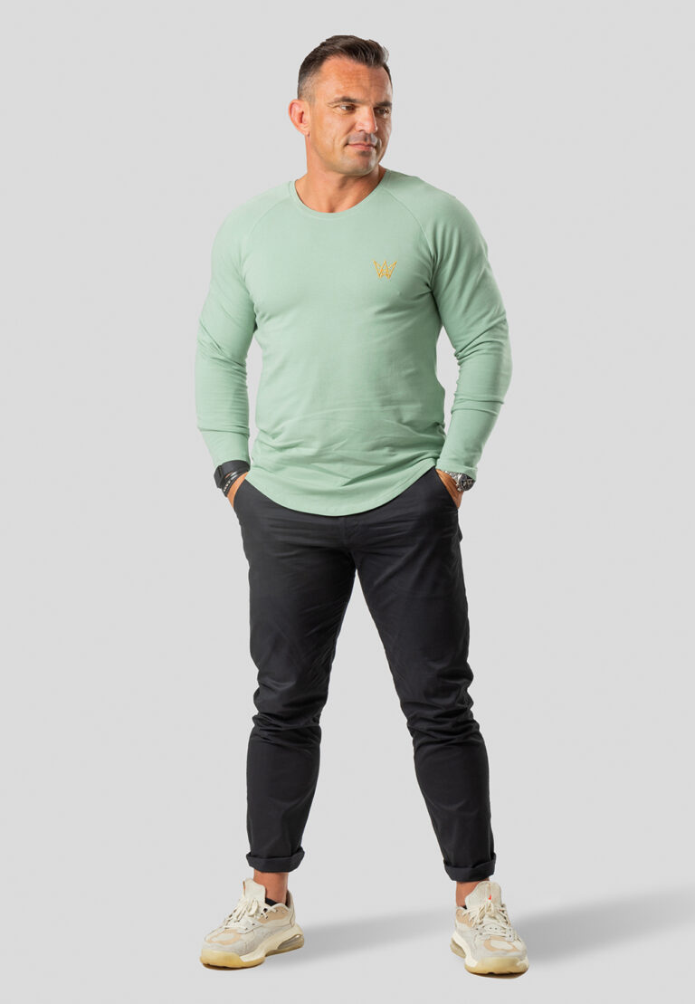 Bluza Longsleeve Raglan Urban Motion – Miętowa
