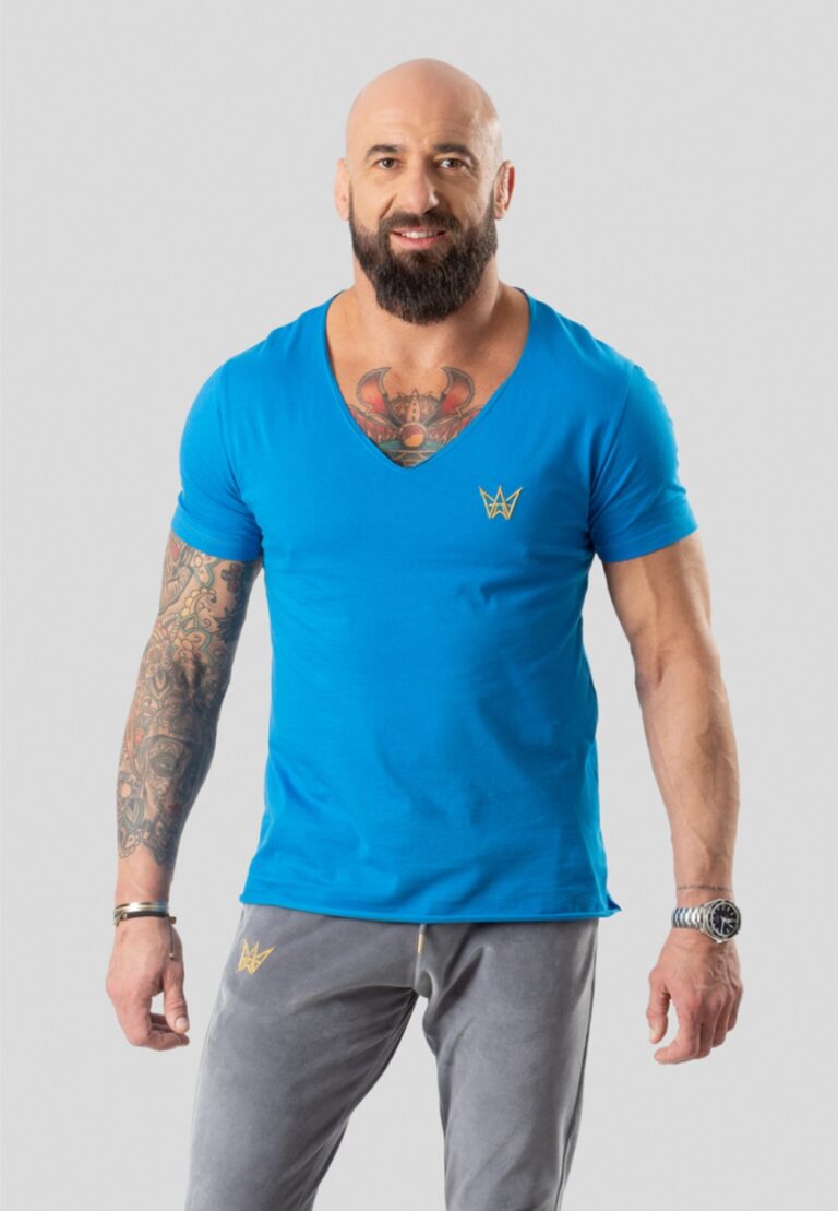 Koszulka Krótka Deepneck Morska – Złota Korona