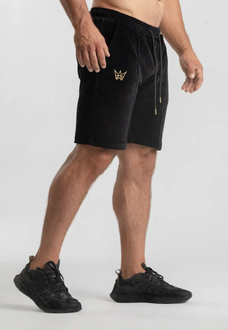 czarne meskie spodenki