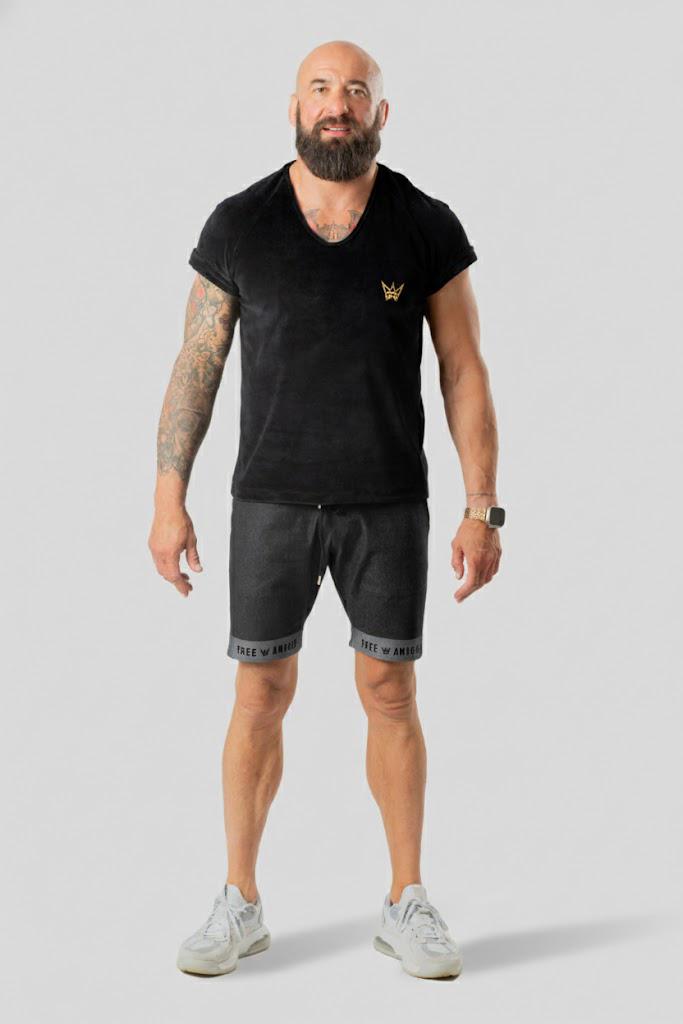 Krótkie Spodenki Jeansowe Z Lycrą - Czarne 4 Krótkie Spodenki Jeansowe Z Lycrą - Czarne