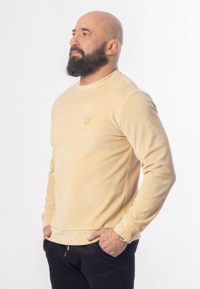 bluza kremowa meska