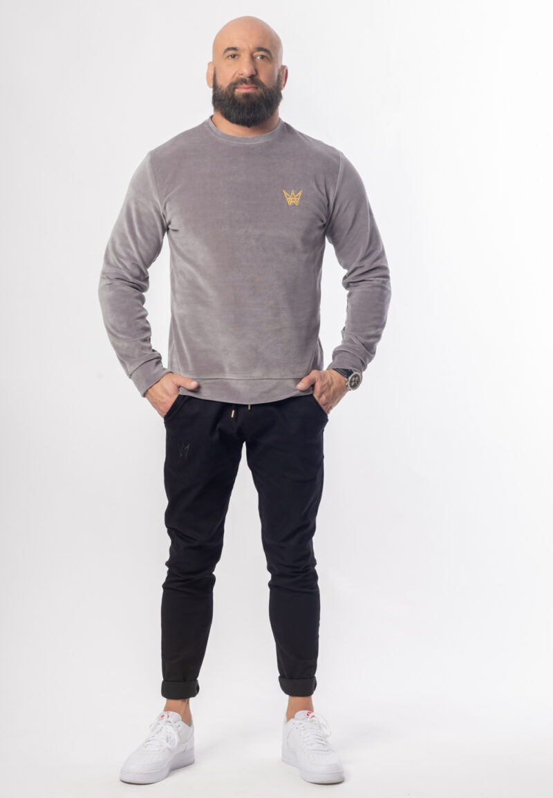 bluza męska welur