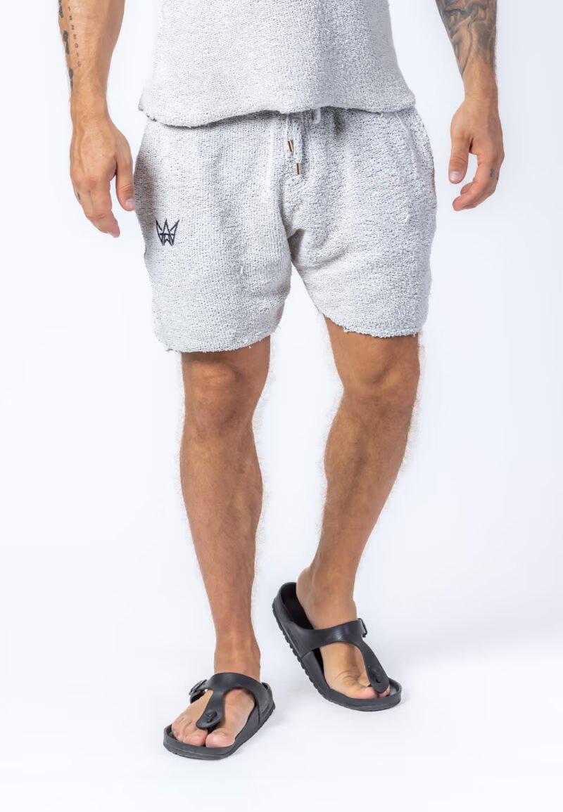 Krótkie Spodenki Oversize Sheep Jasnoszare