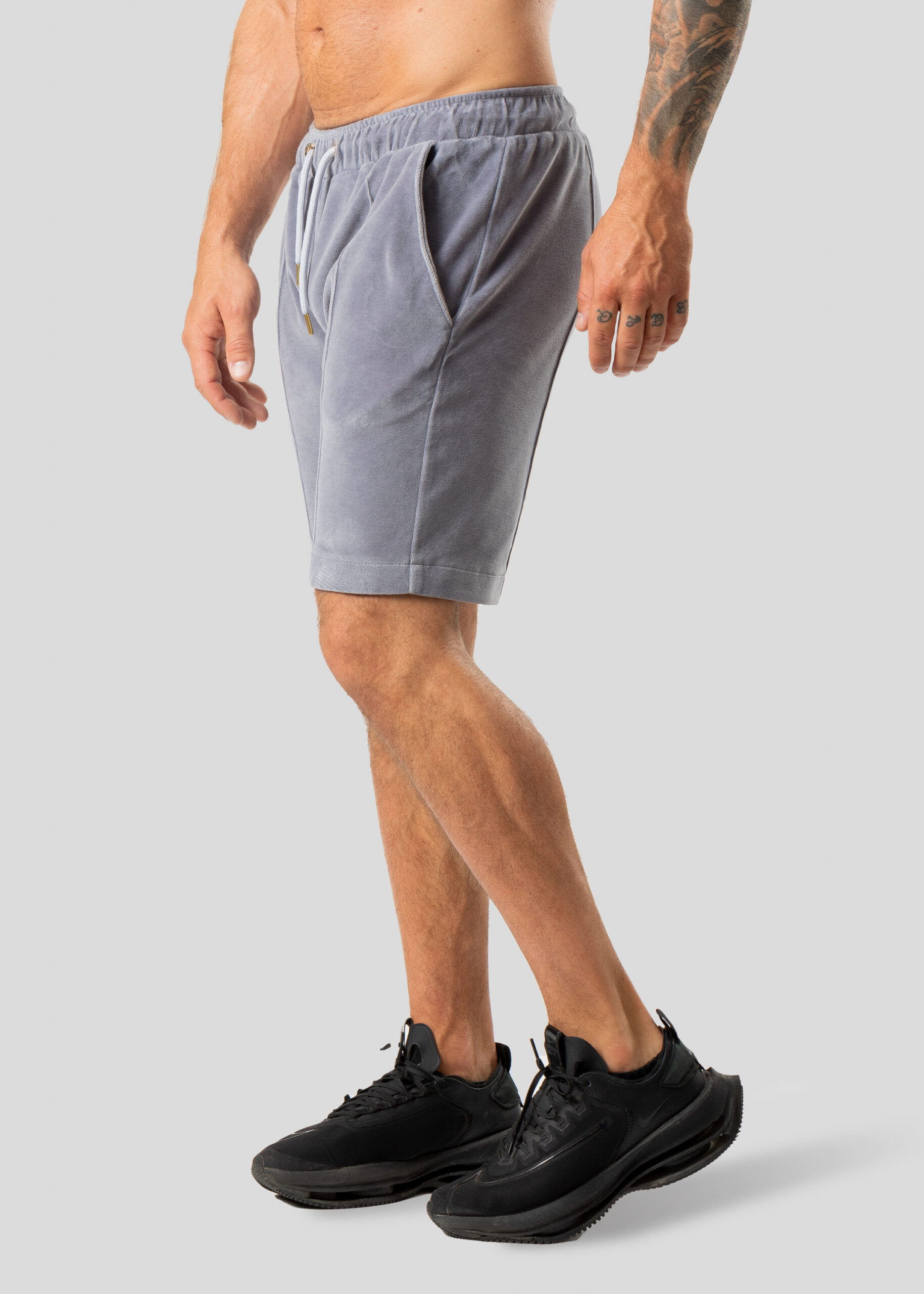 welurowe spodenki męskie