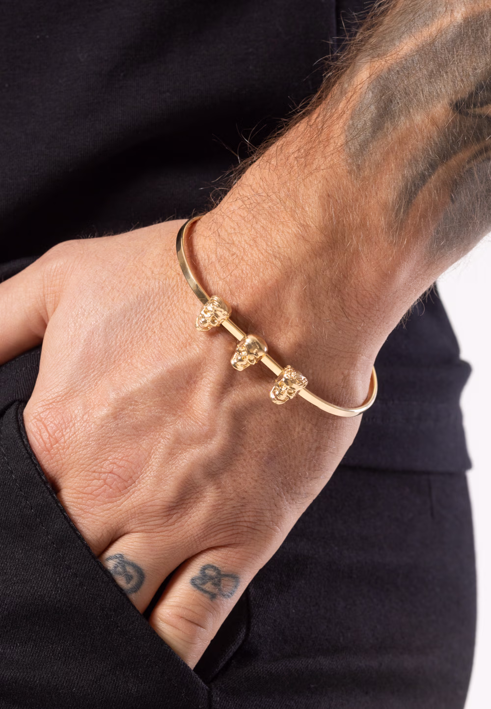 Koralik beads czaszka cezara