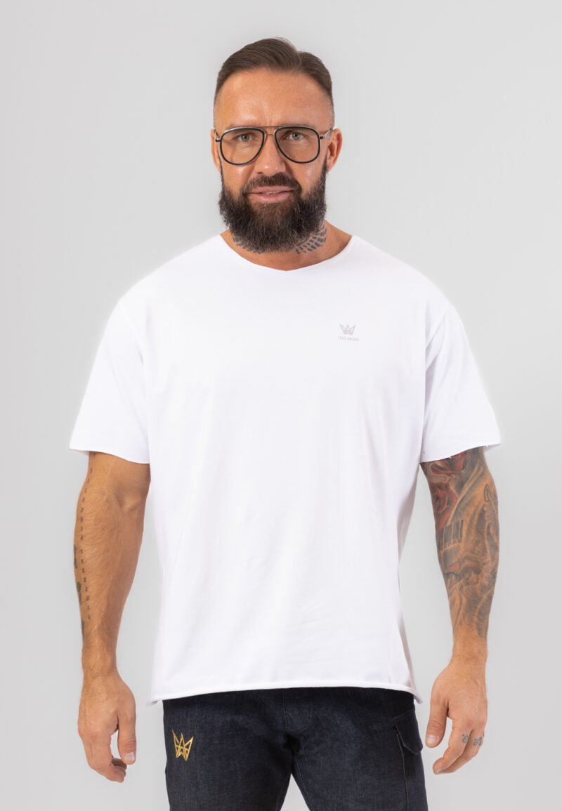Koszulka z krótkim rękawem w kolorze białym z nadrukiem classic tape