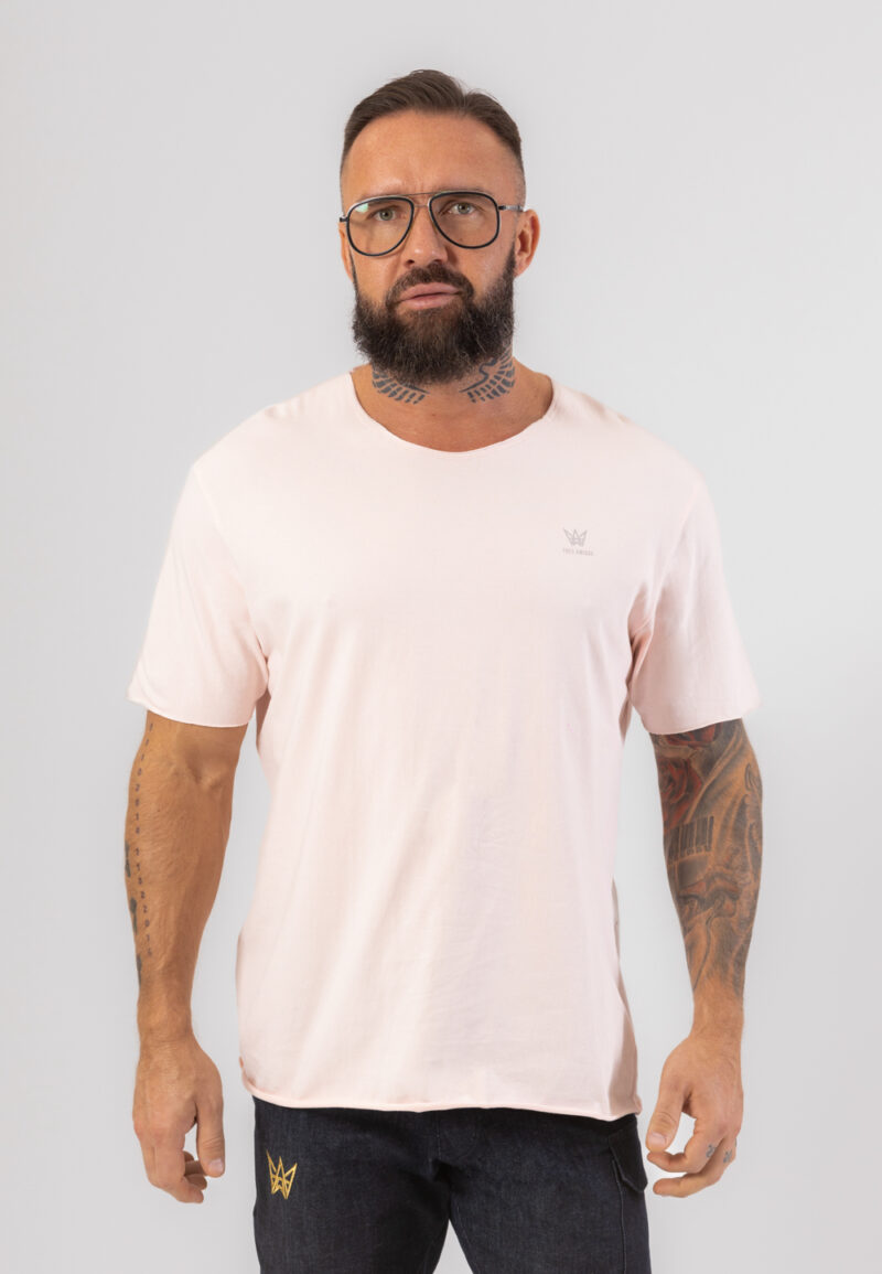 Koszulka z krótkim rękawem w kolorze różowym z nadrukiem Sex Tapes