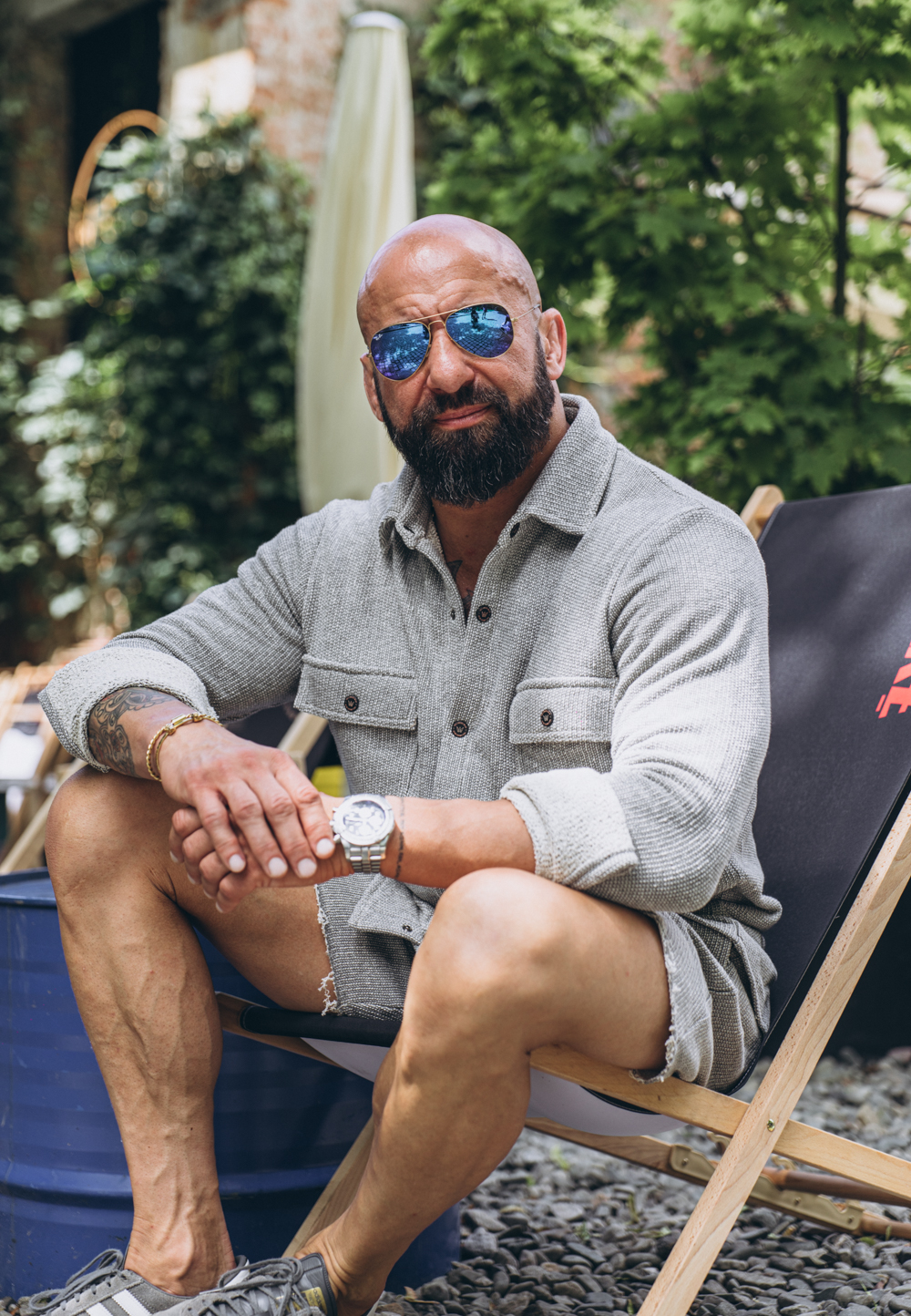 zielona bluza z kapturem meska